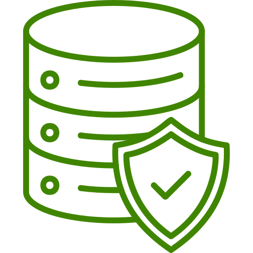 Personal Data Protection structural metric icon indicator